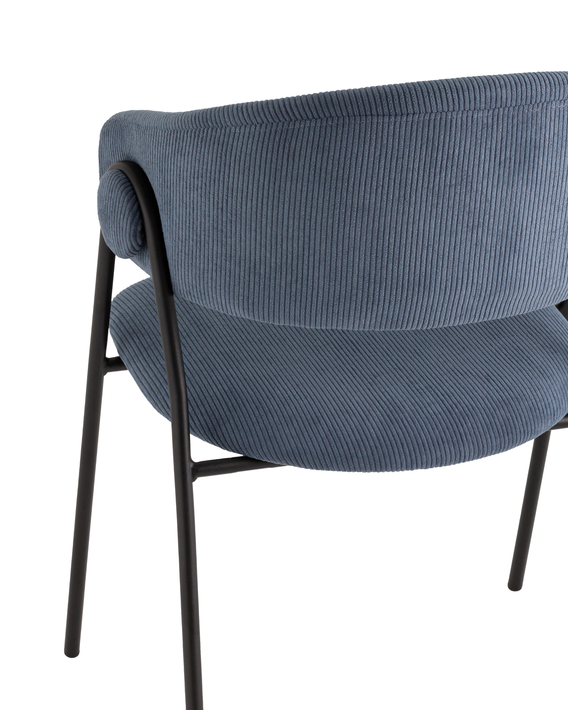 Стул Колин NEW вельвет пыльно-синий Stool Group
