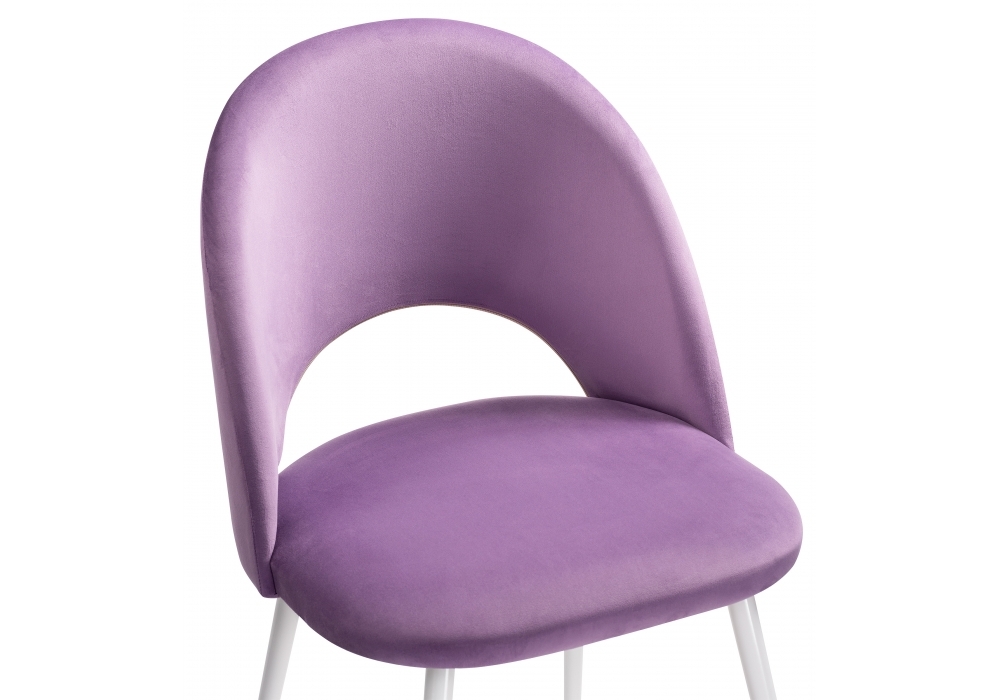 Стул Woodville Ирре сиреневый / белый глянец 464200