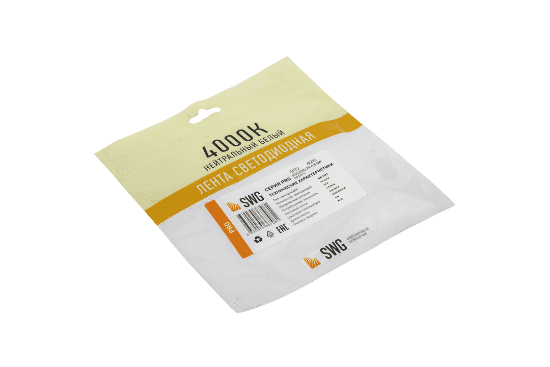 Лента светодиодная SWG SWG2P60-24-4.8-NW