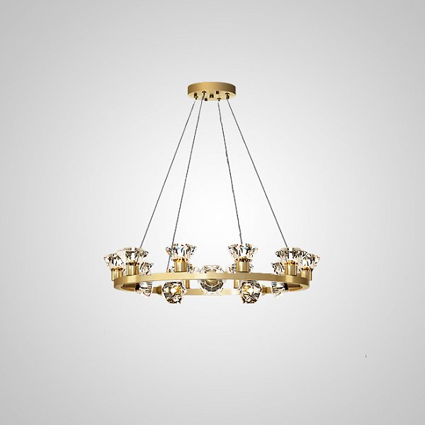 Подвесная люстра KENDRA CH D63 Gold by ImperiumLoft