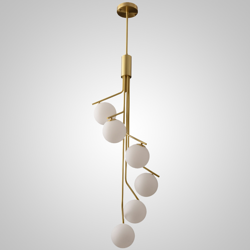 Подвесной светильник SHIRLEY 8 brass by ImperiumLoft