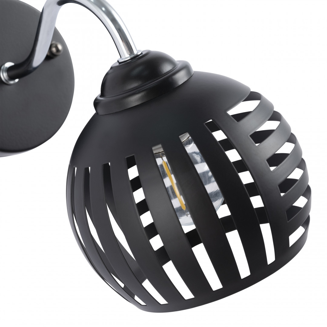 Бра с плафонами 325107/1W BK.CR Arte Milano