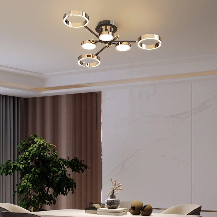Потолочная люстра SELLIF CH L12 Black by ImperiumLoft