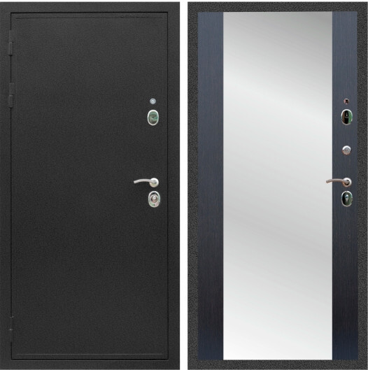 Дверь входная Graf Престиж Черный крокодил / МДФ 16 мм СБ-16 Венге