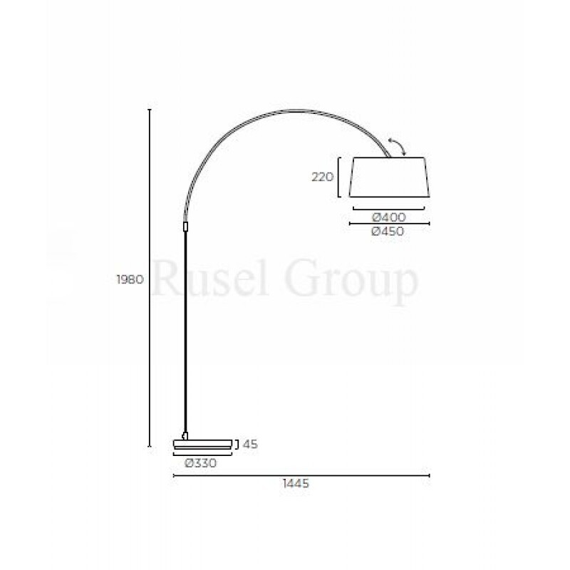 Напольный светильник Leds C4 MAGMA LT