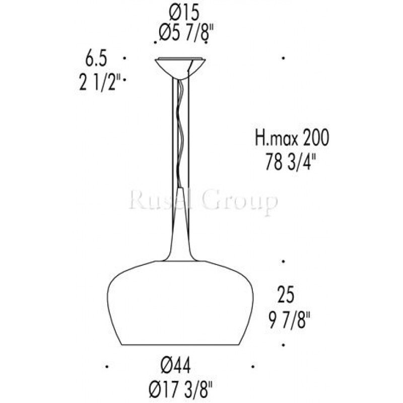 Подвесной светильник LEUCOS WITCH S