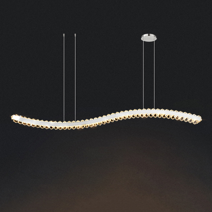 Подвесной светильник BERTOLDA W A L120 Chrome by ImperiumLoft