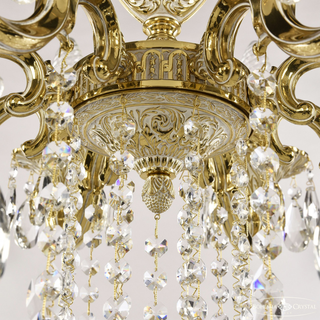 Люстра бронзовая с хрусталём 72101/8/175 B GW