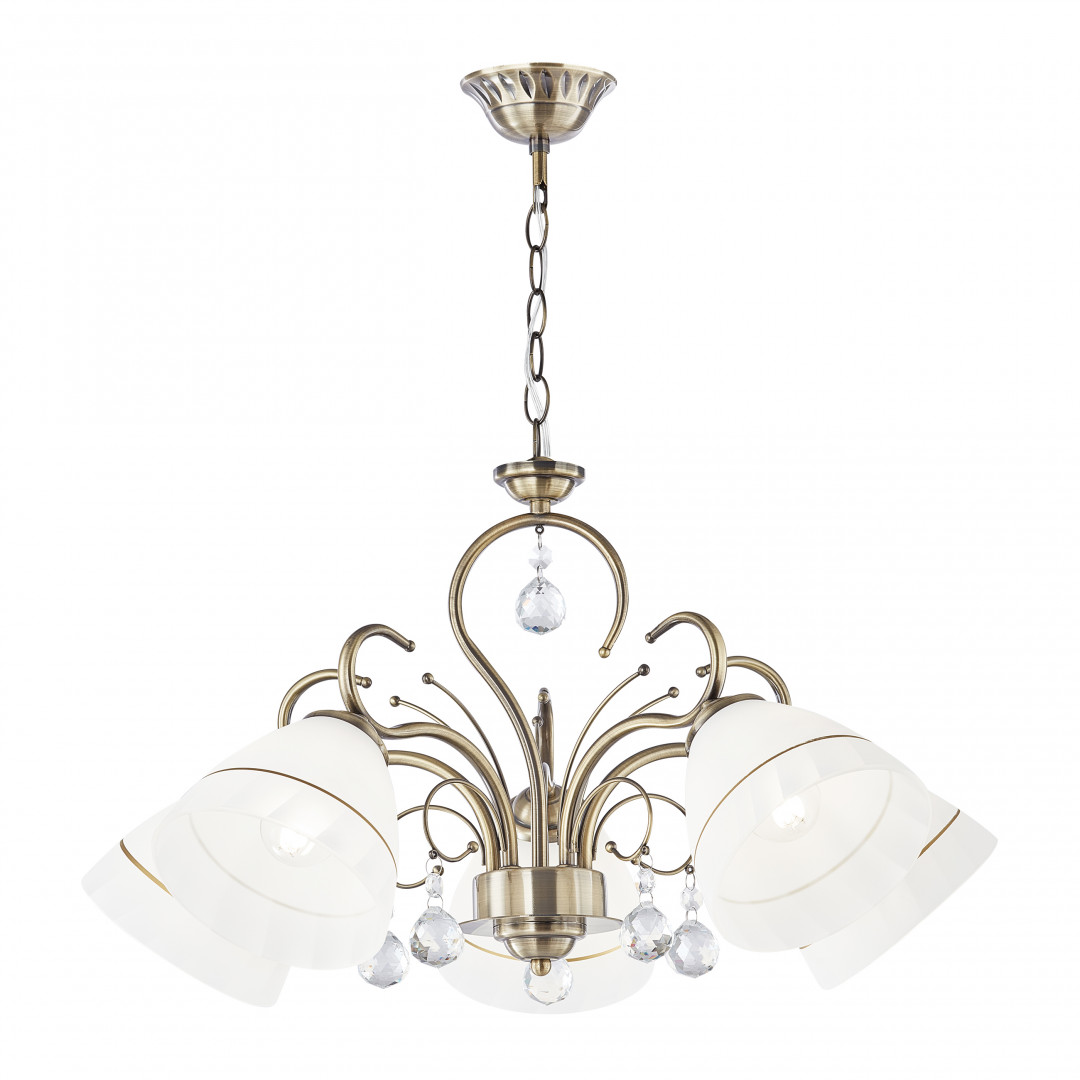 Люстра подвесная с плафонами 339656/5 AB Arte Milano