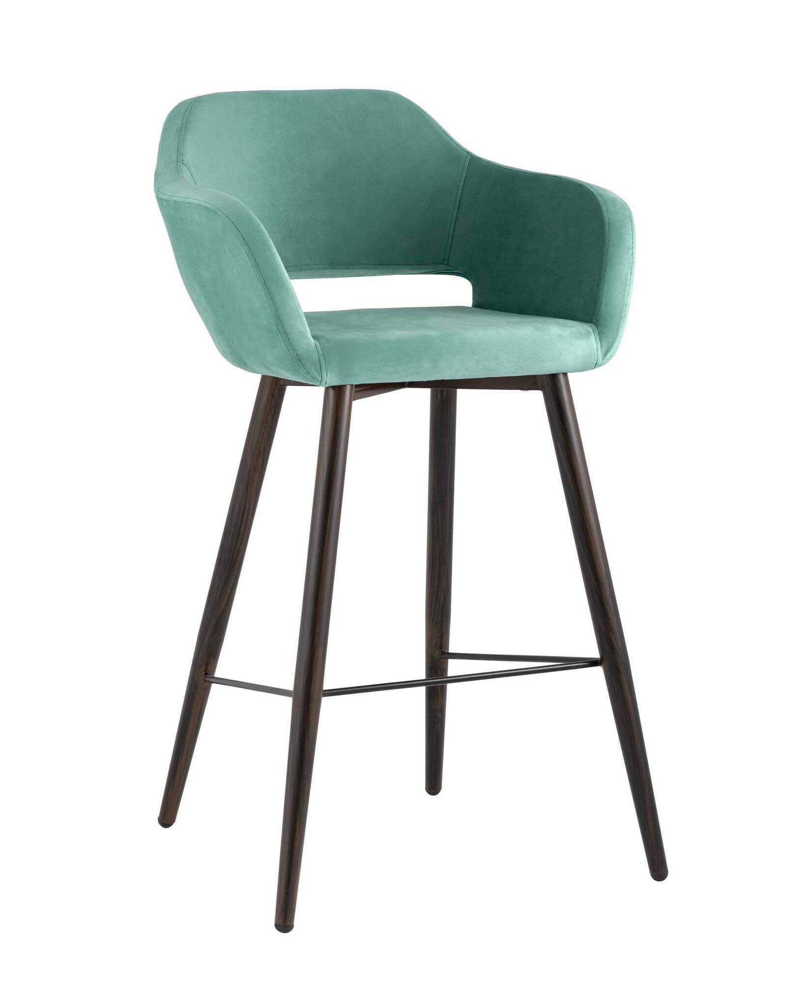 Стул барный Саймон велюр морской Stool Group