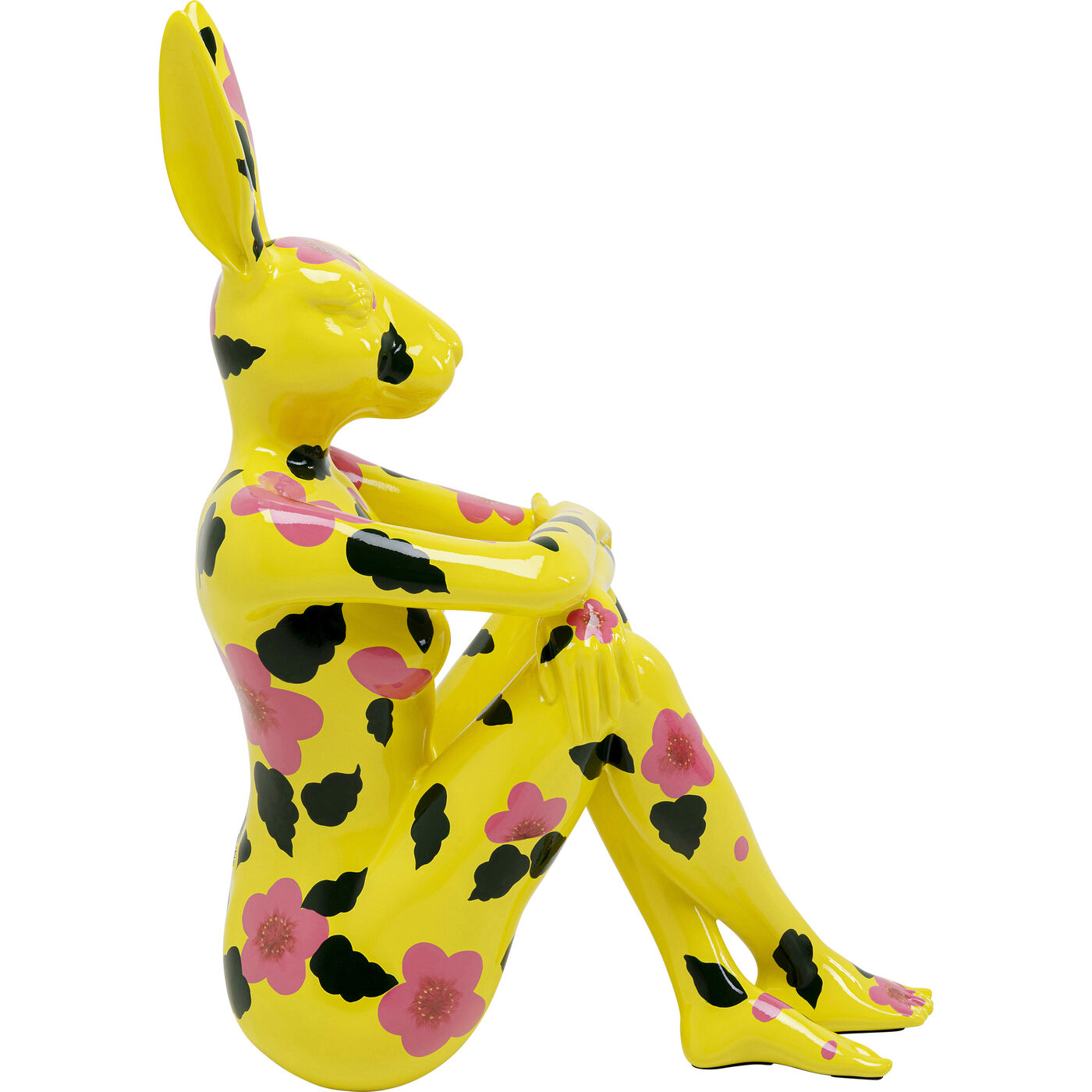 Фигура декоративная Gangster Rabbit Yellow 80 см KARE 56293