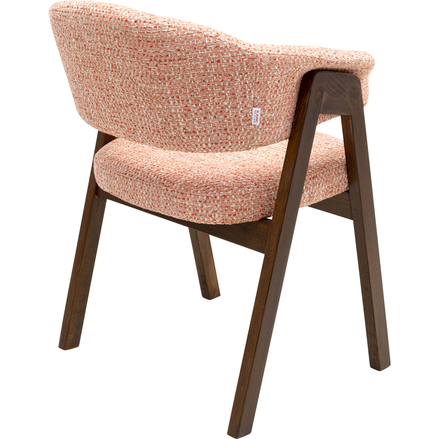 Стул с подлокотниками Jonte Boucle Coral KARE 71376