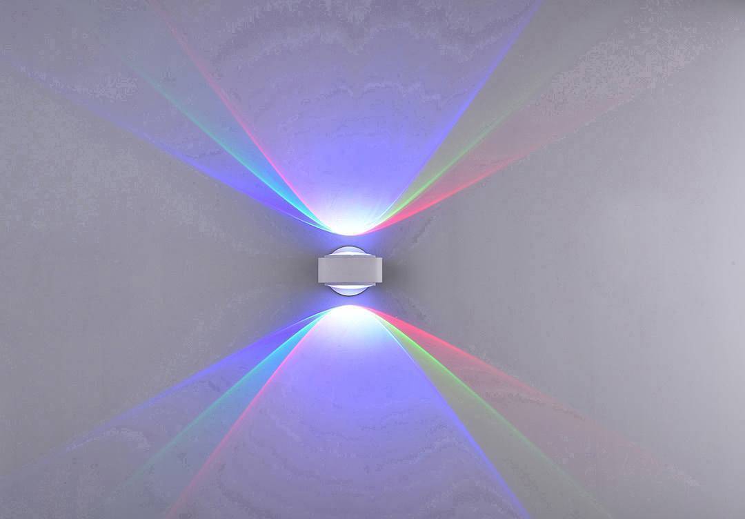 Светильник настенный DesignLed GW-1025-6-WH-RGB