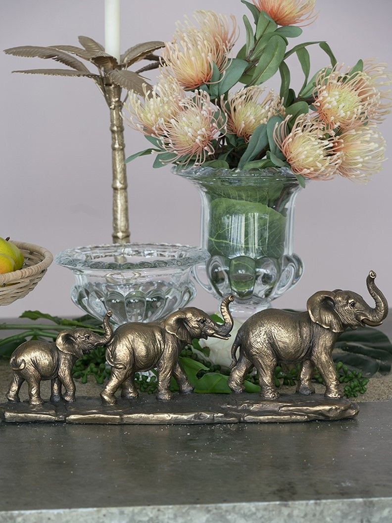 Декор Слоны Glasar 76885