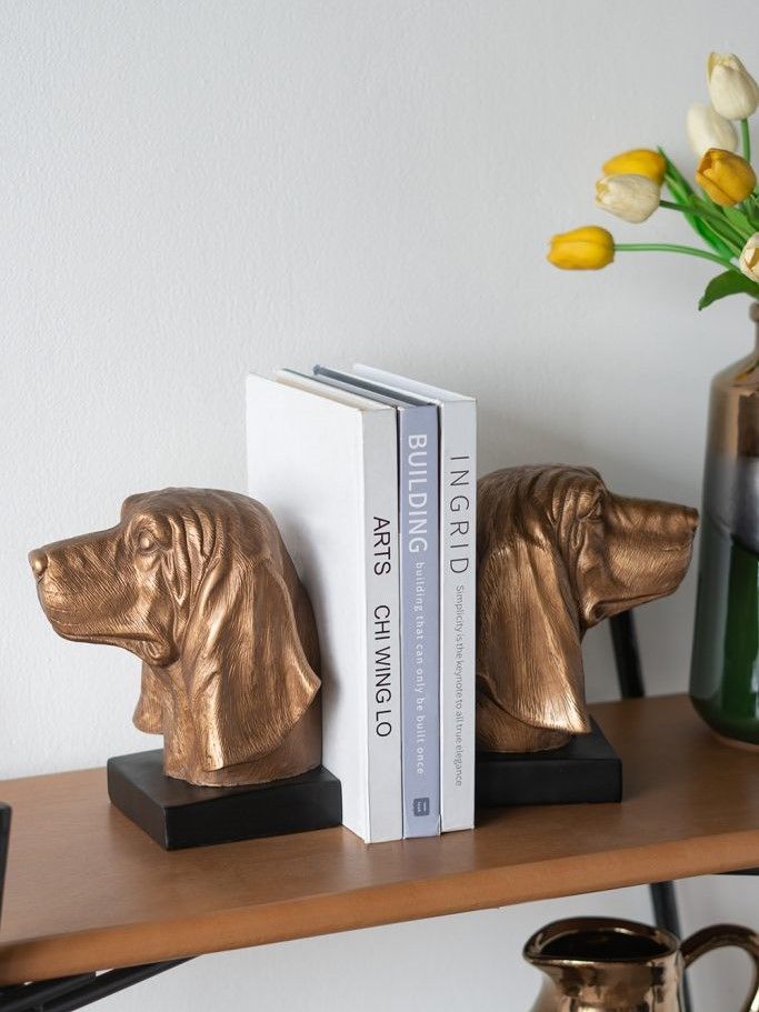Держатели для книг Голова собачки Glasar B5519