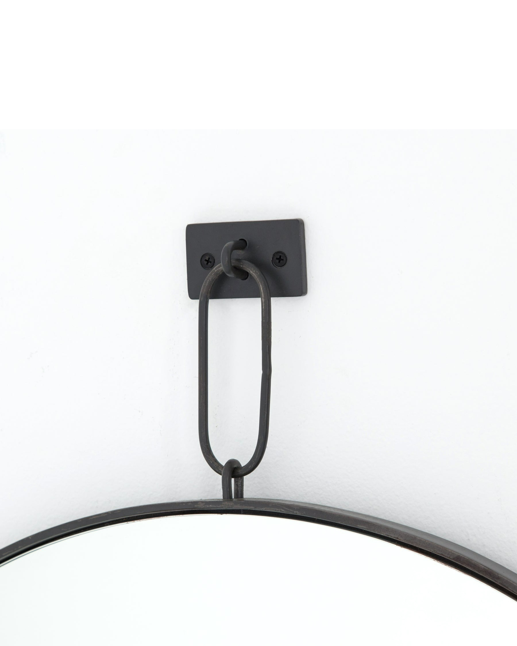 Черное настенное зеркало Найт Louvre Home LHDWM282123ZYH-black