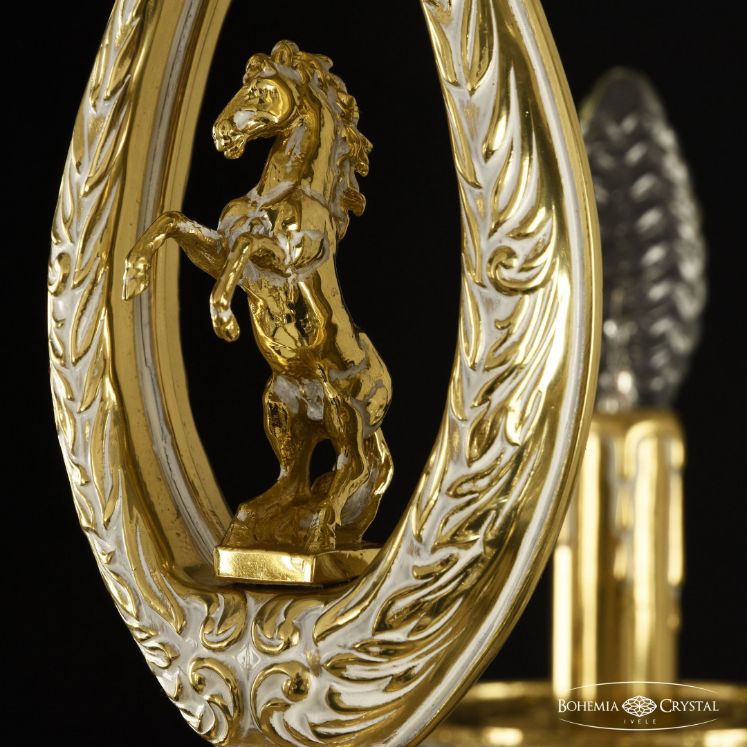 Люстра бронзовая с хрусталём 71401/8/175 A GW FH1S