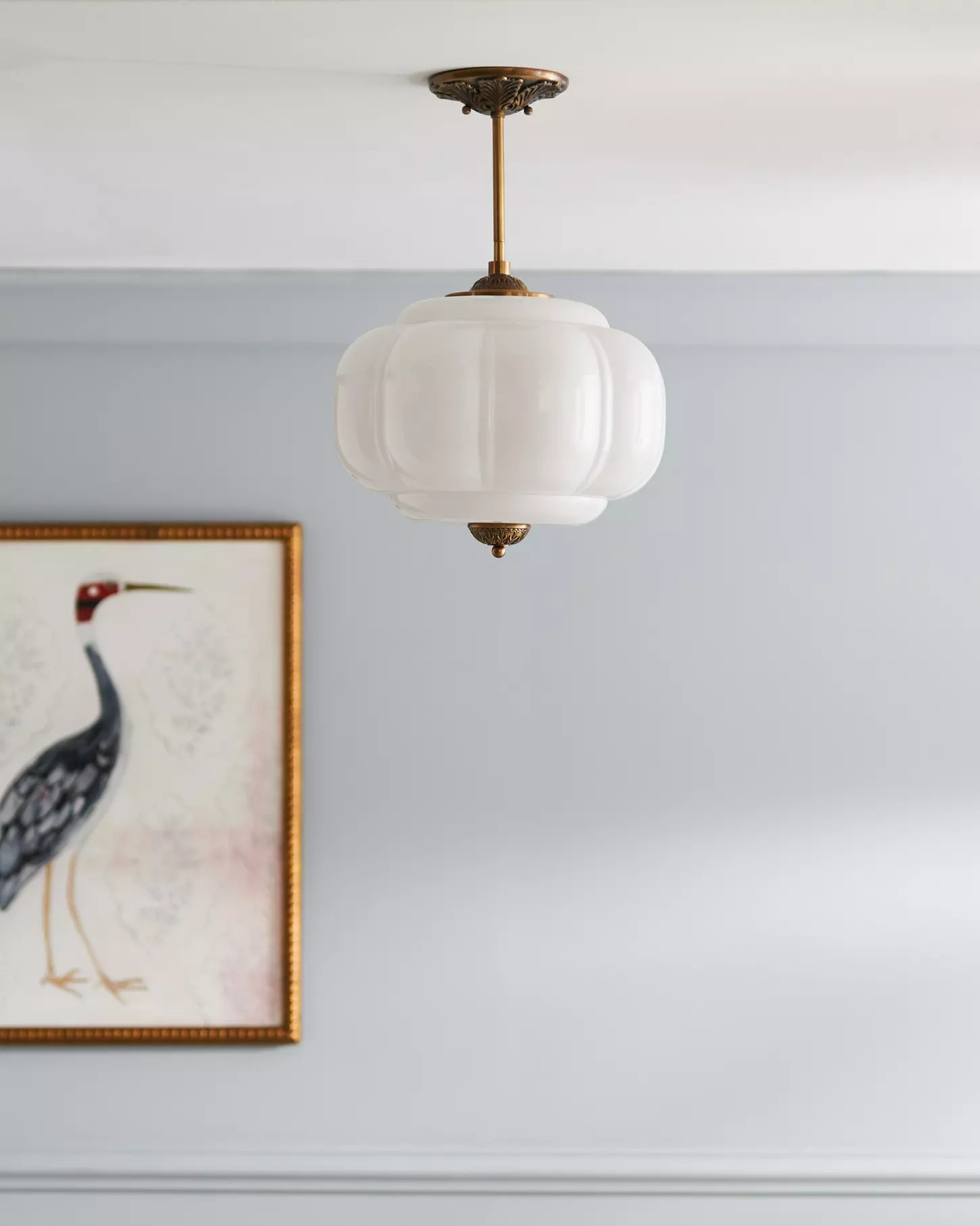 Золотой подвесной светильник Элаиза Louvre Home LHLCH120324SWL