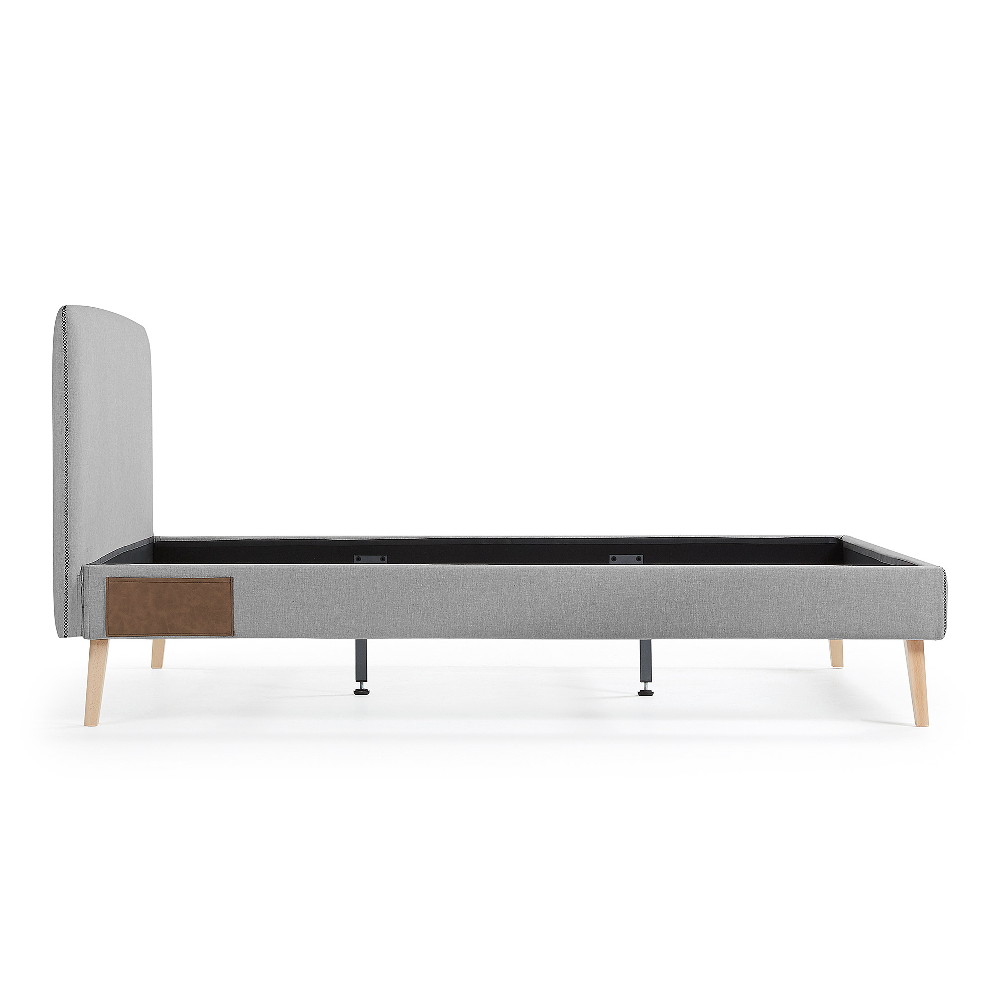 Кровать Lydia 150х190 серая La Forma (ex Julia Grup)