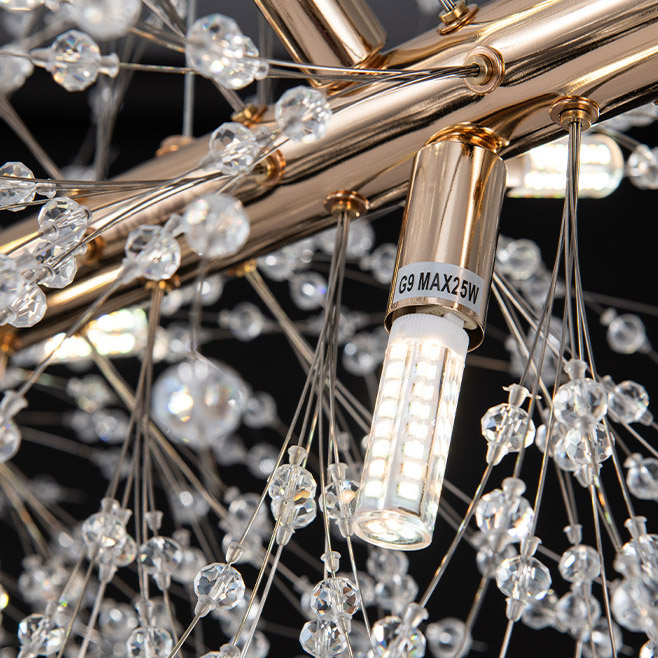 Потолочный светильник ROSALIA LONG L72 Brass by ImperiumLoft