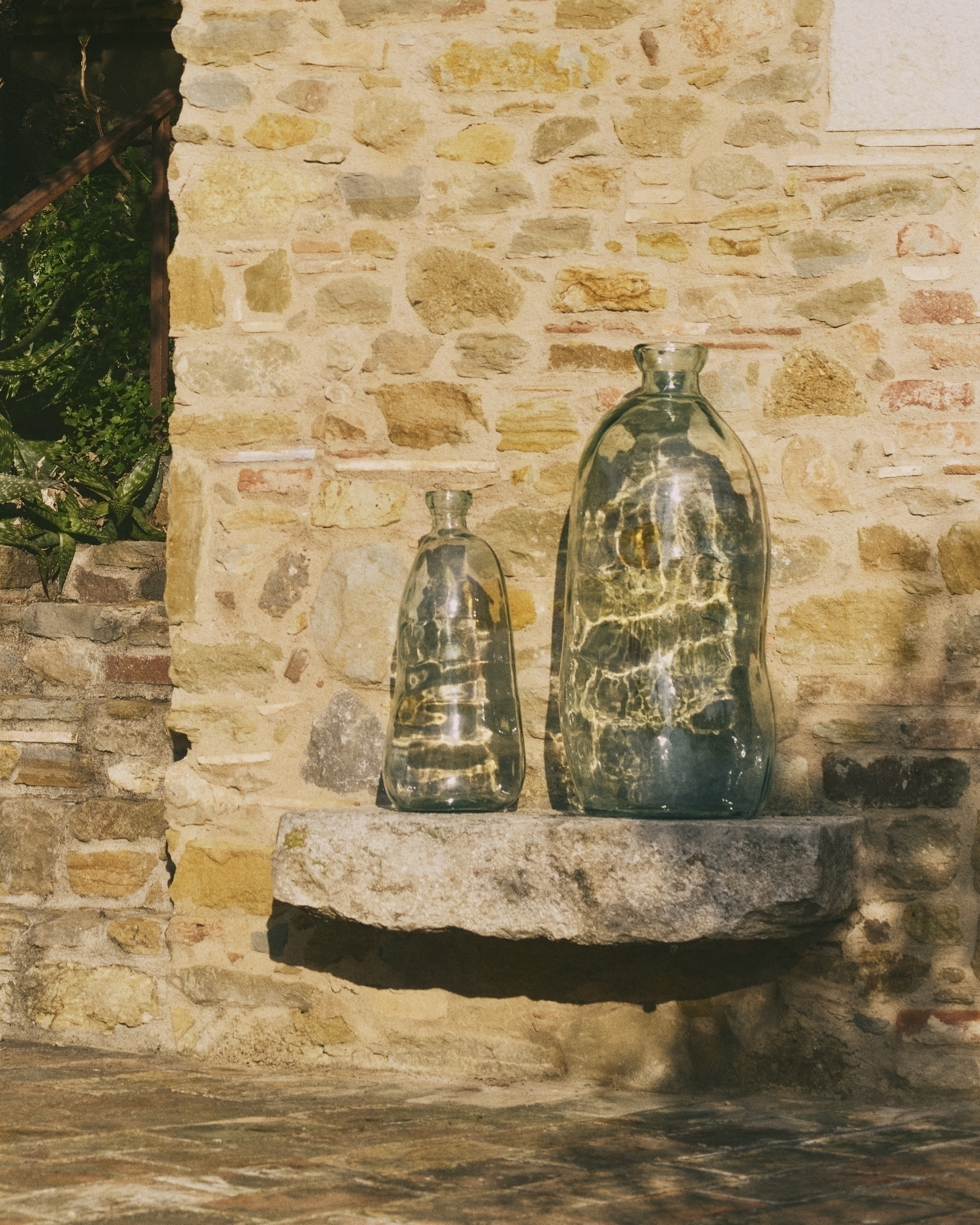 Brenna Ваза из 100 % переработанного прозрачного стекла 73 см La Forma (ex Julia Grup)