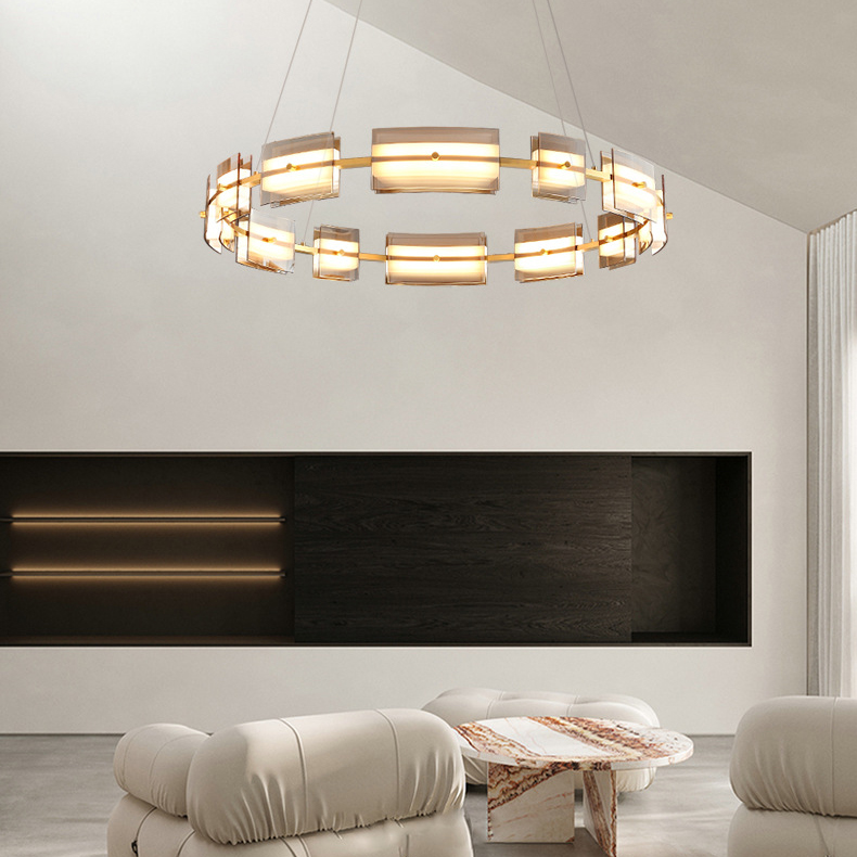 Подвесная люстра BRIAND D61+81 Brass by ImperiumLoft