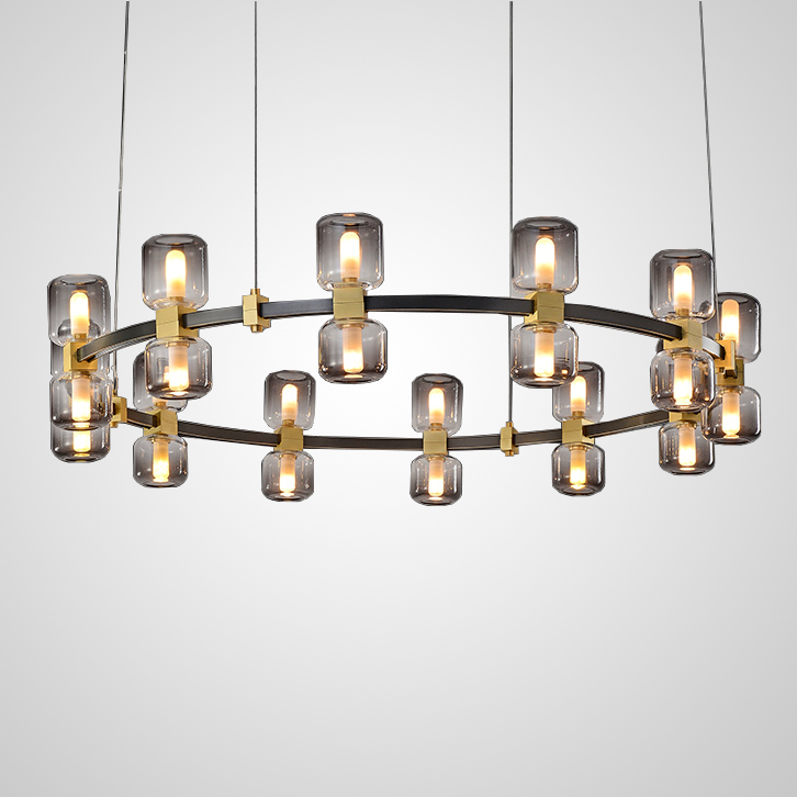 Подвесная люстра WENDEL L24 Grey by ImperiumLoft