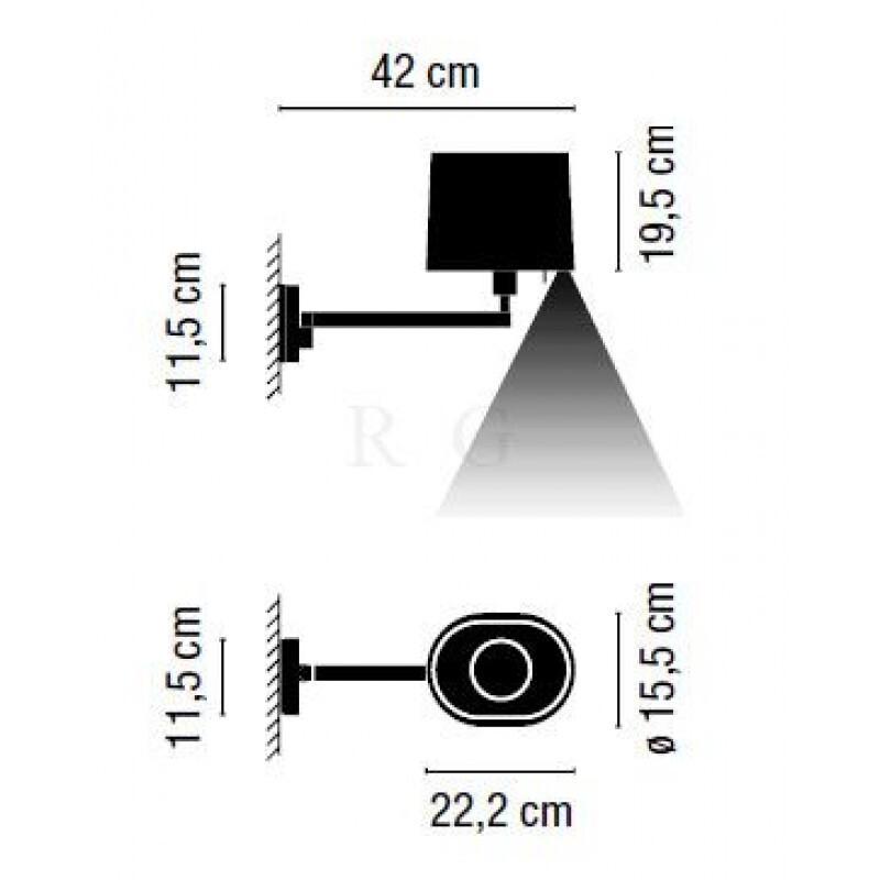Настенный светильник Vibia Swing 0514
