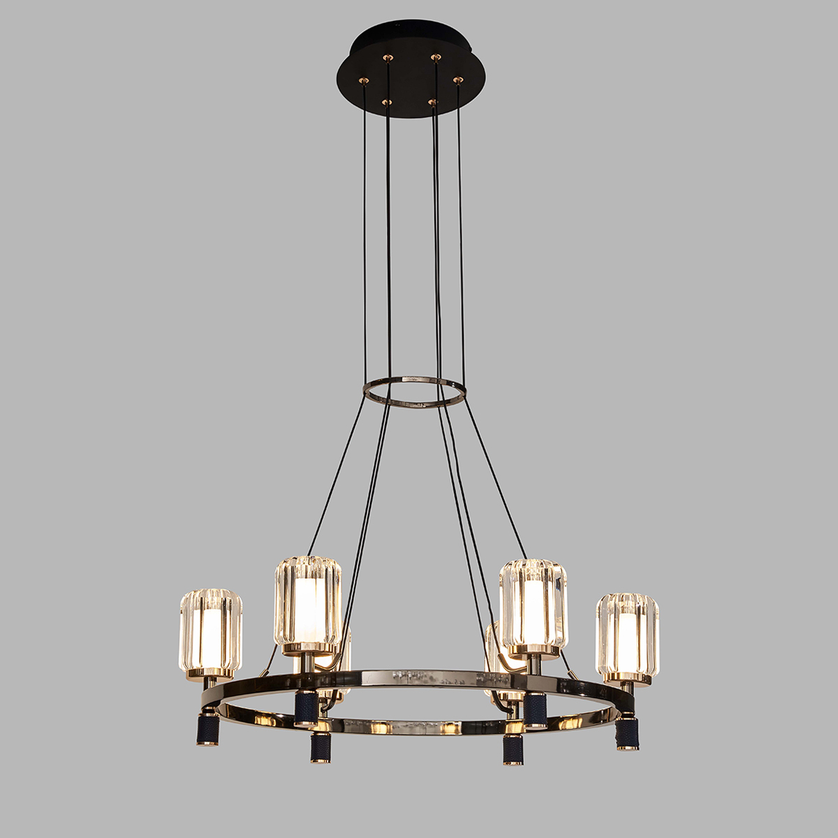 Люстра Delight Collection P0738-6A gold/pearl black