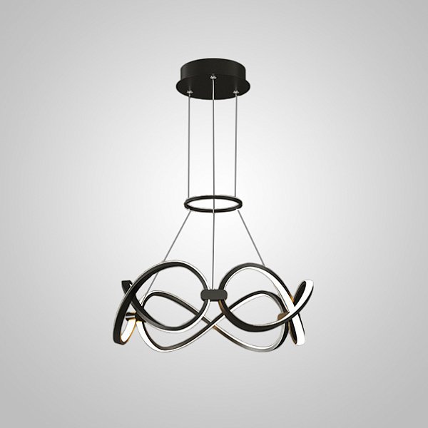 Подвесная люстра FORLI BW D45 Black by ImperiumLoft