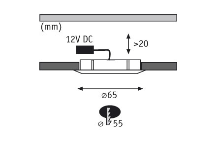 Встраиваемый светильник Paulmann 93559