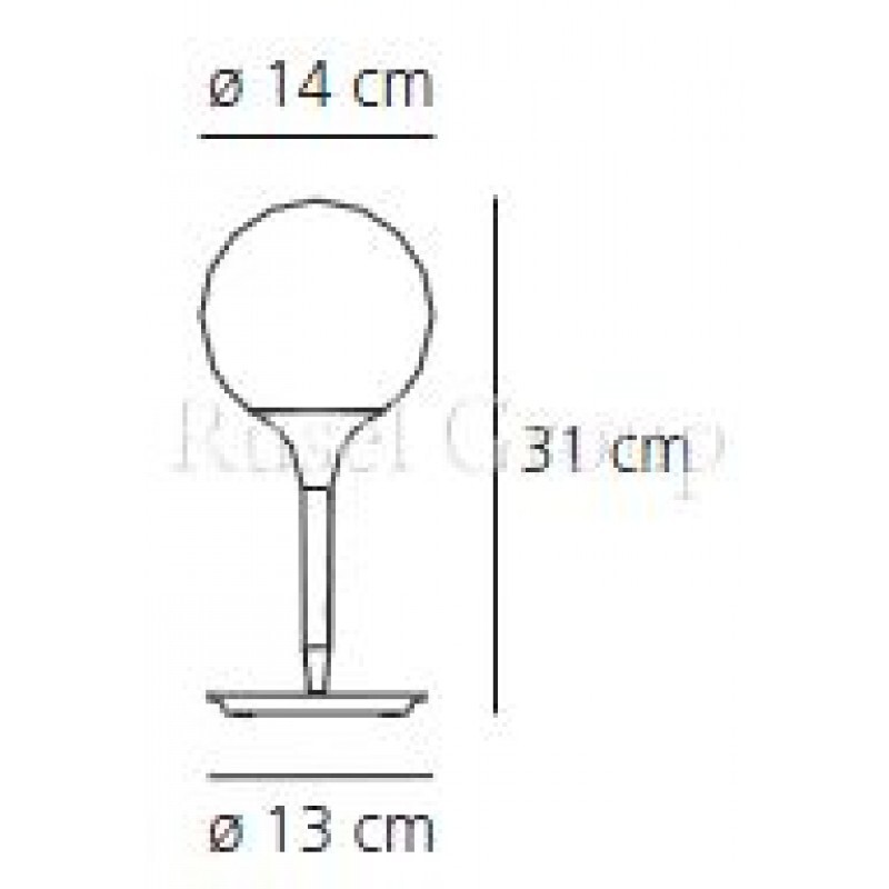 Настольная лампа Artemide CASTORE TAVOLO 14 Настольная лампа Artemide CASTORE TAVOLO 14