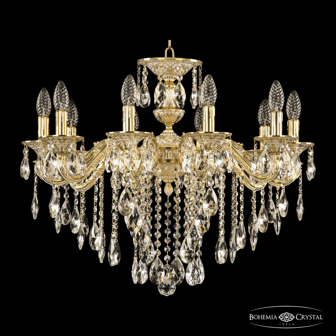 Люстра бронзовая с хрусталём 71202/10/210 B GW