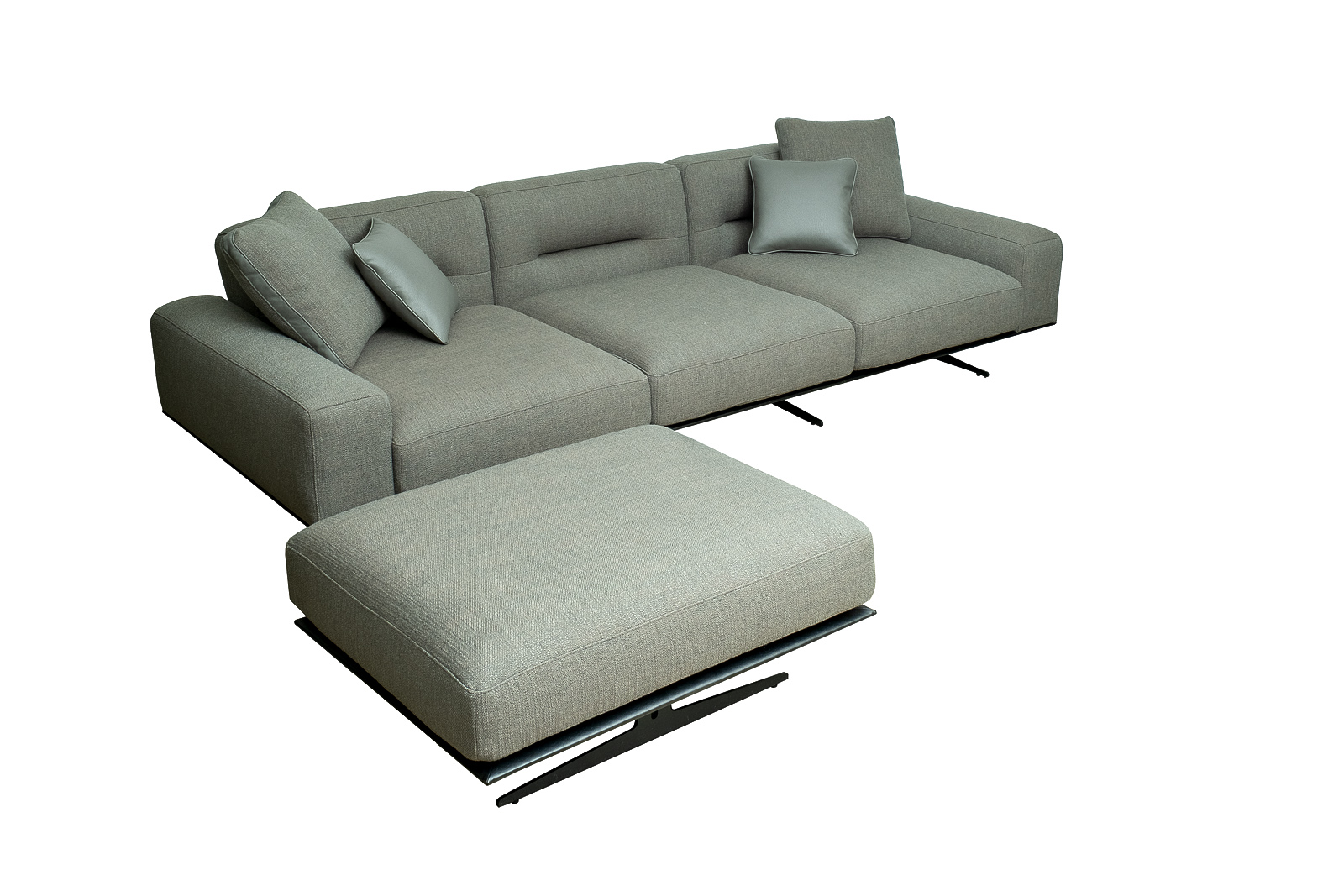 Комплект мебели №14 диван модульный PORTO (левый угол) Garda Decor koml-garda-14-porto