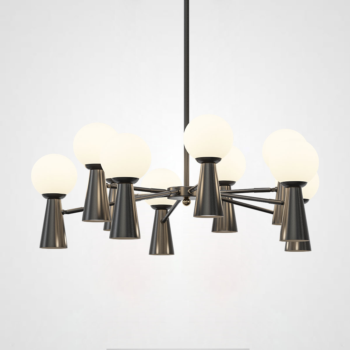 Потолочная люстра ABELINA L20 Black White  by ImperiumLoft