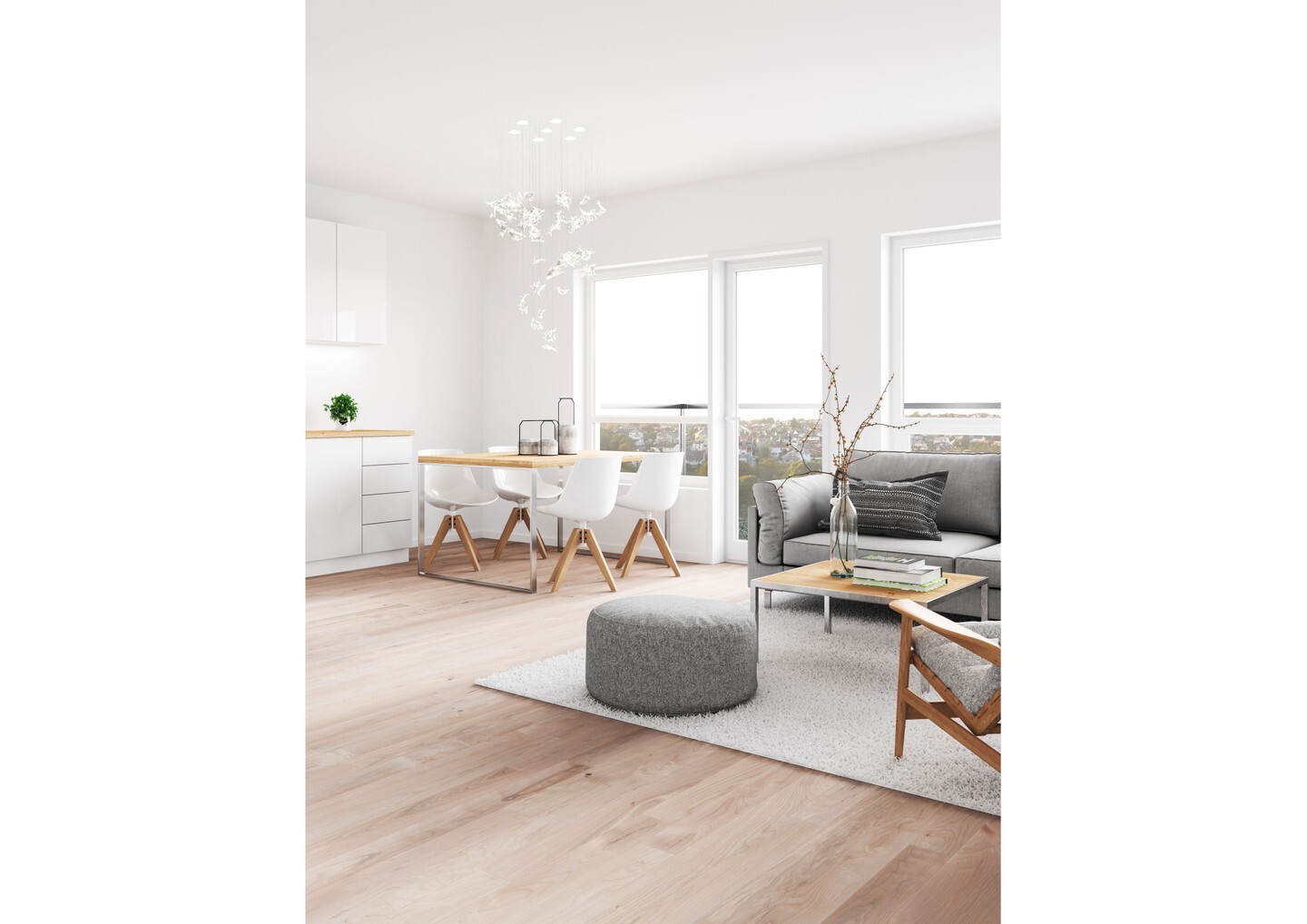 Подвесной светильник LASVIT Dancing Leaves