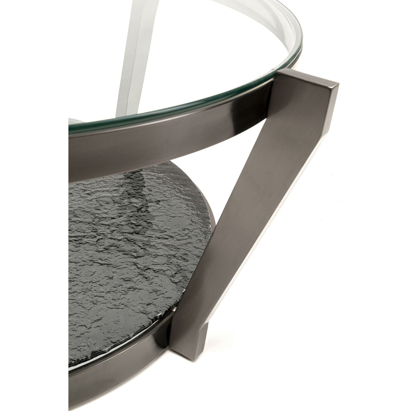 Стол кофейный Monocolo Graphite Ø90cm KARE 70102