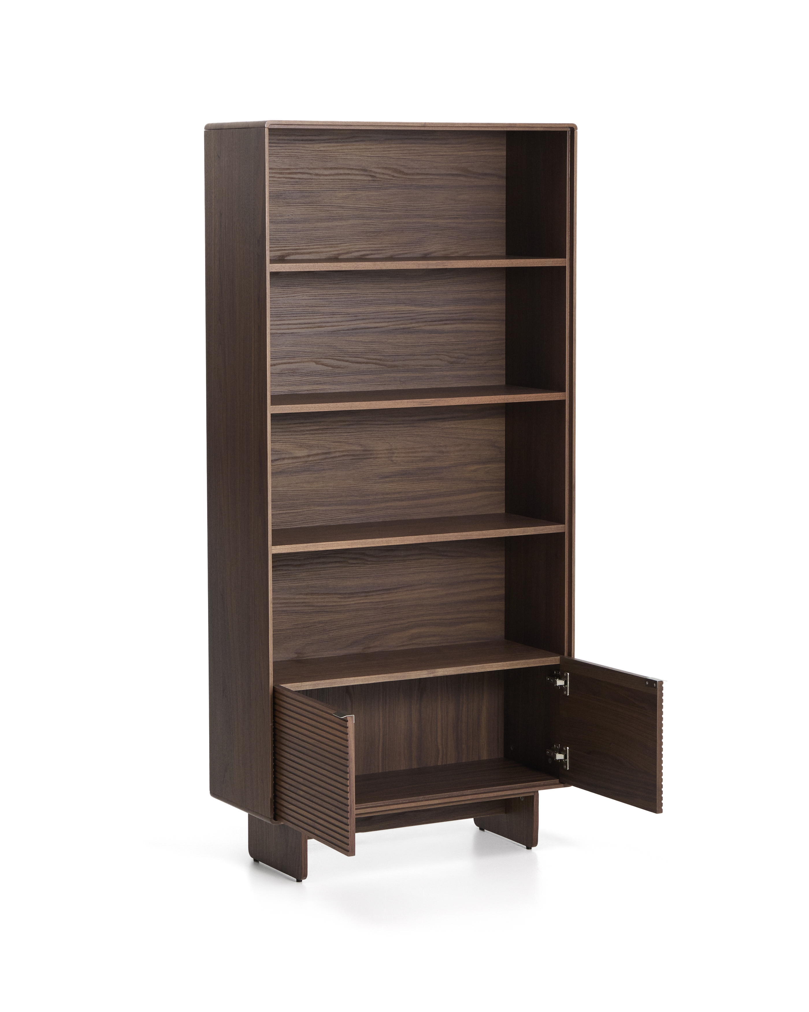 Стеллаж из орехового шпона Norlen 90 x 190 см La Forma 463577