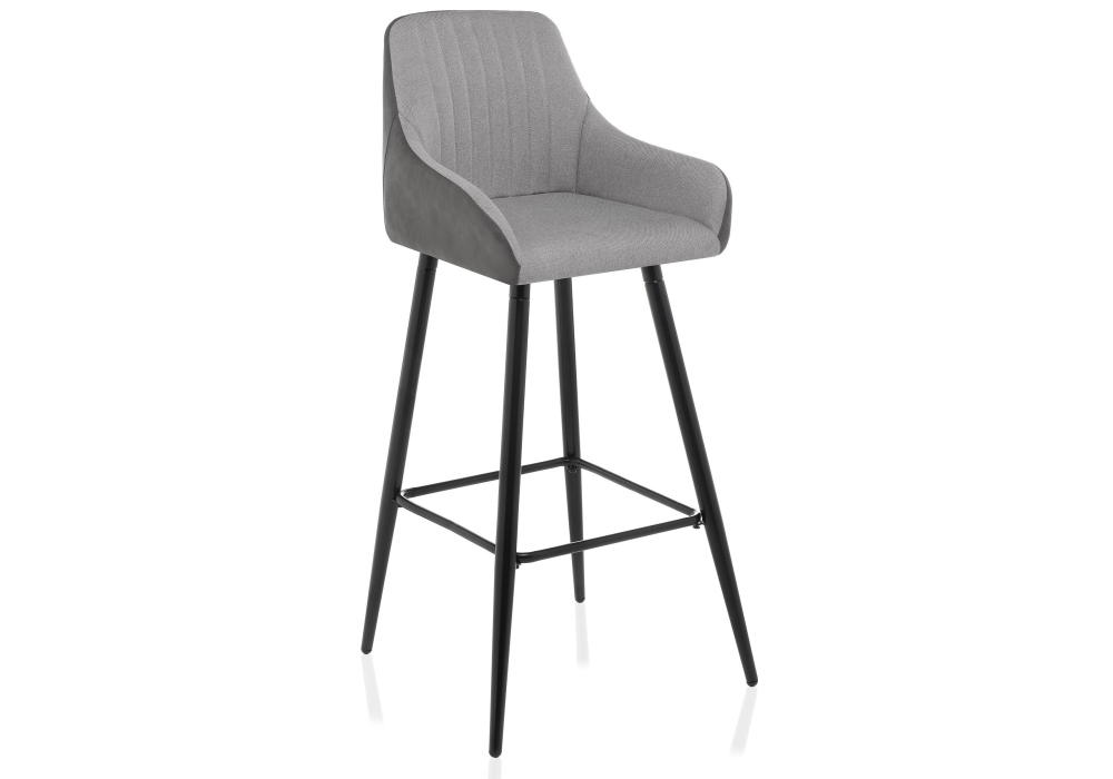 Барный стул Woodville Haris серый 11684