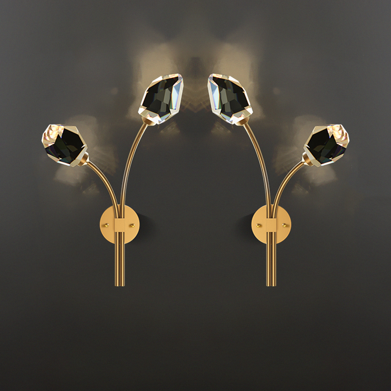 Настенный светильник CRISTEL C WALL L38 Right Brass by ImperiumLoft