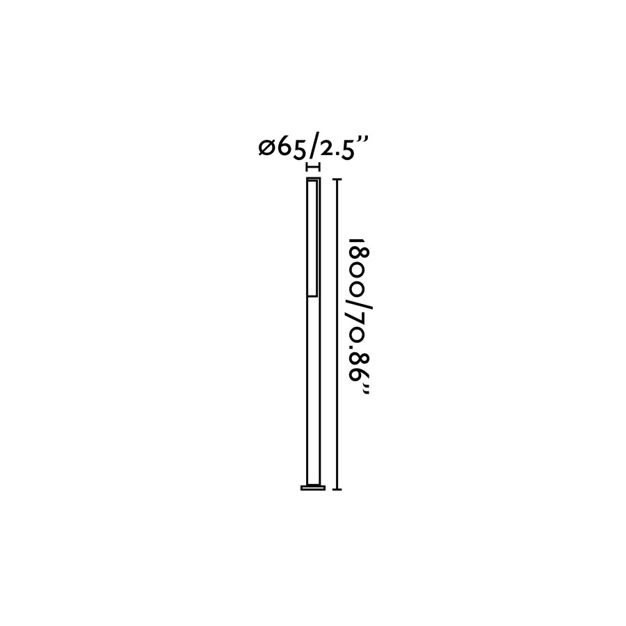 Фонарный столб Beret-3 LED Faro