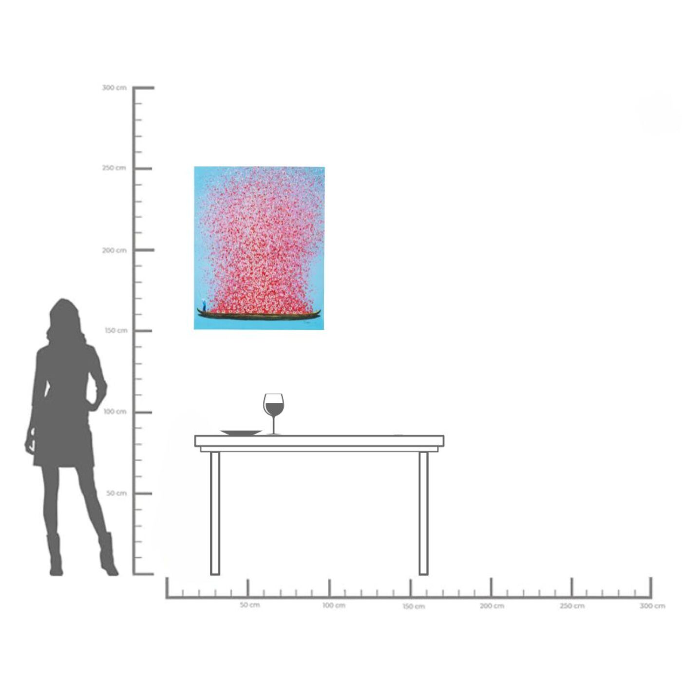 Картина Flower Boat 100x80 см KARE 39250