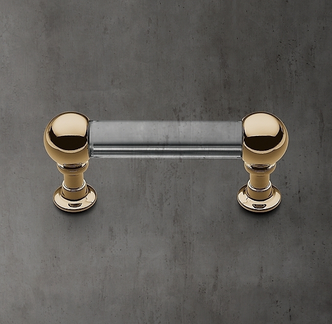 Ручка-скоба Restoration Hardware Vintage L.15.2 Aged Brass