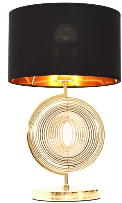 Интерьерная настольная лампа Lumina Deco LDT 5532 F.GD+BK
