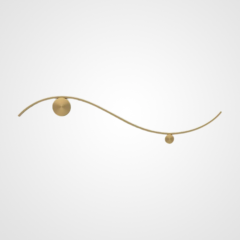 Настенный светильник TEMP L130 Brass by ImperiumLoft