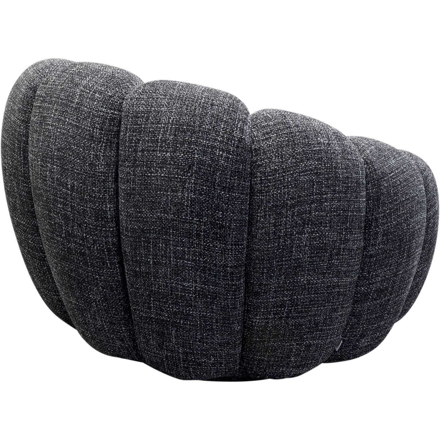Кресло вращающееся Peppo Bloom Melange Black KARE 87777