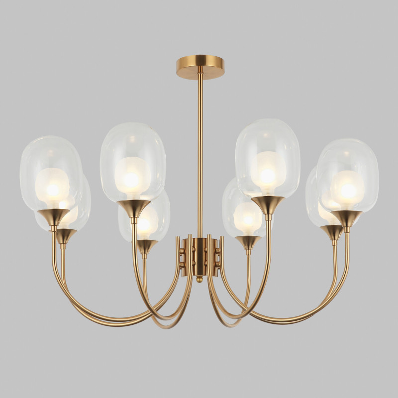 Люстра на штанге Eurosvet 70217/8 латунь