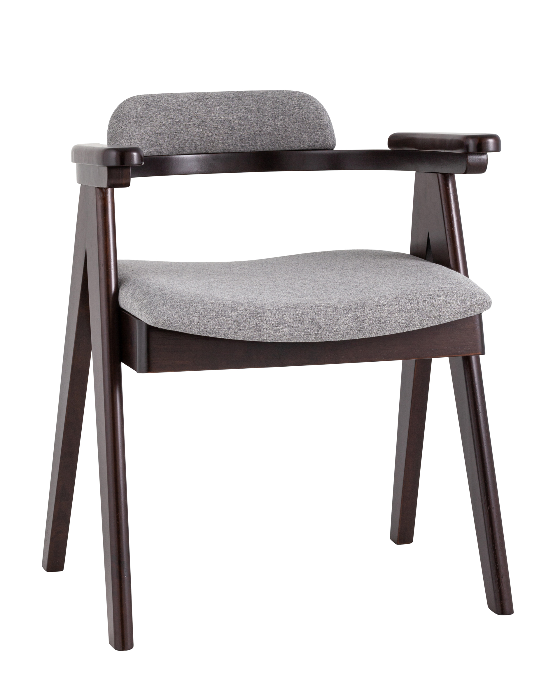 Стул обеденный OLAV NEW массив гевеи серое Stool Group