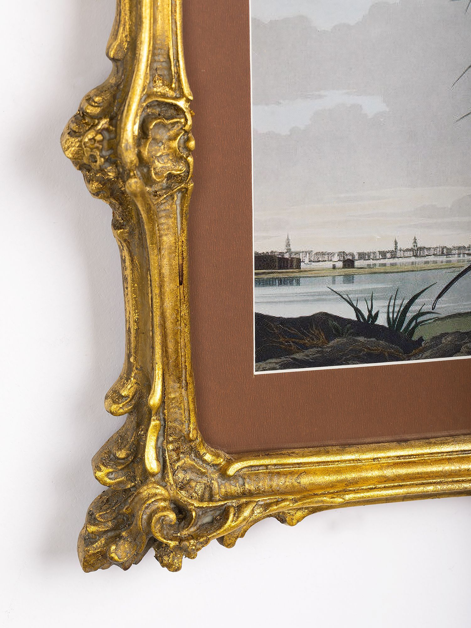 Картина в раме, под старину Glasar 28-320