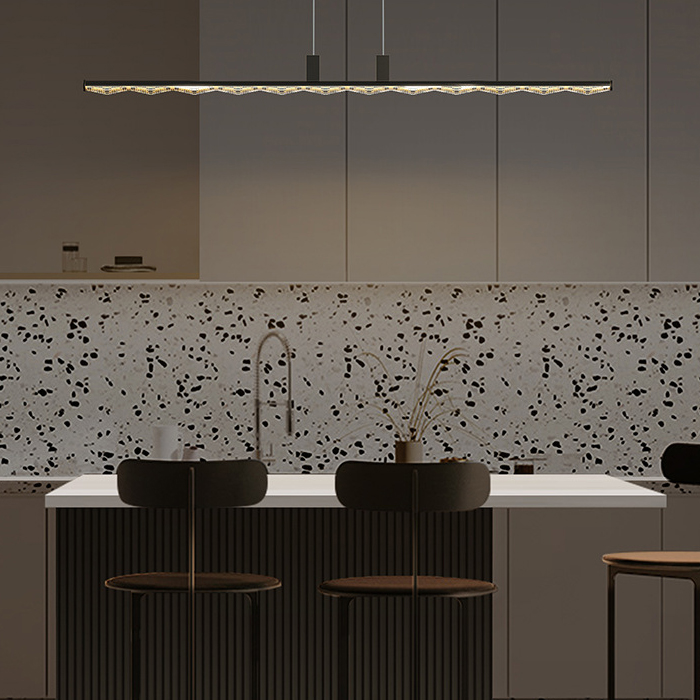 Подвесной светильник CARIA LONG L140,5 Black by ImperiumLoft